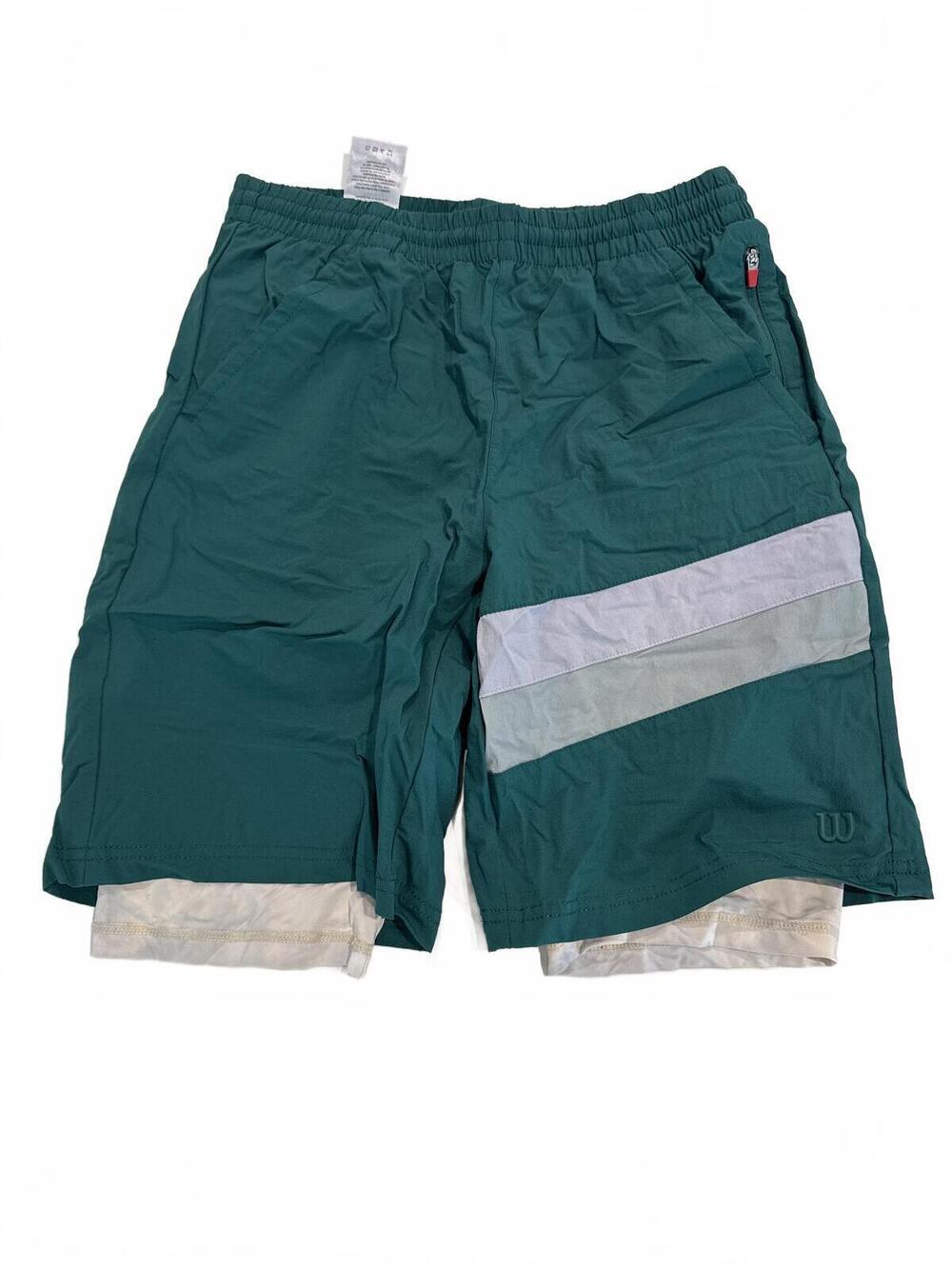Wilson Athletic Shorts Dark Green - Boys XL